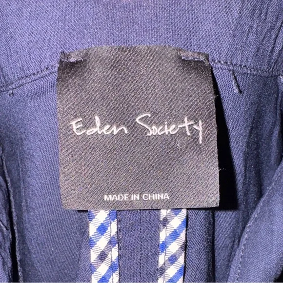 Eden Society women's Navy shirt jacket - Picture 7 of 8